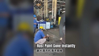 Pembersih Laser Penghilang Cat Karat 1KW 2KW